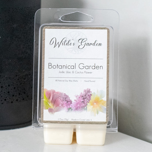 Botanical Garden, Scented Wax Melts, Jade, Lilac and Cactus Flower Scented, Wilde's Garden, Cover Photo