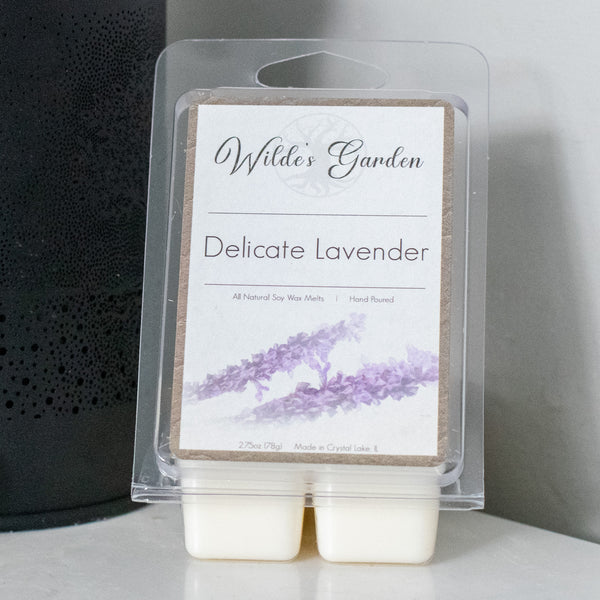 Delicate Lavender, Scented Wax Melts, Lavender Scented, Wilde's Garden, Cover Photo