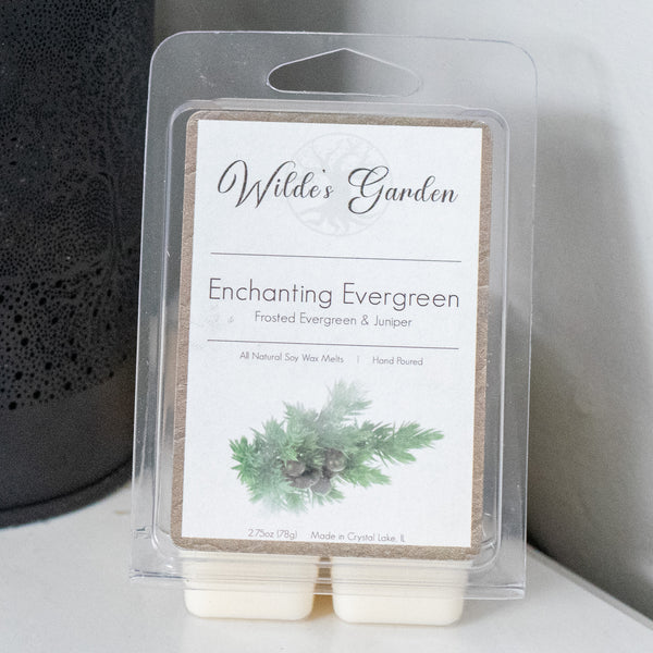 Enchanting Evergreen, Scented Wax Melts, Evergreen and Juniper Scented, Wilde's Garden, Cover Photo