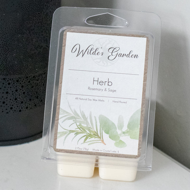 Herb, Scented Wax Melts, Rosemary and Sage Scented, Wilde's Garden, Cover Photo