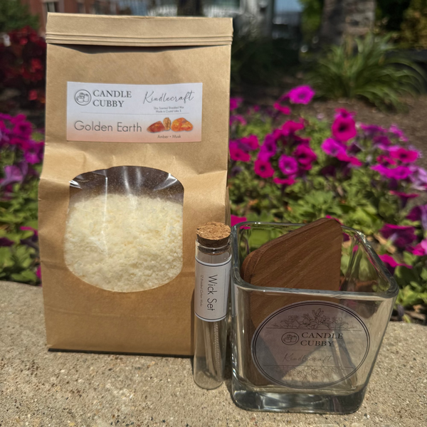 Kindlecraft | Full Candle Kit | Golden Earth