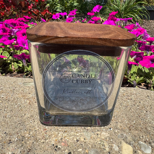 Kindlecraft | Glass Cube Candle Vessel