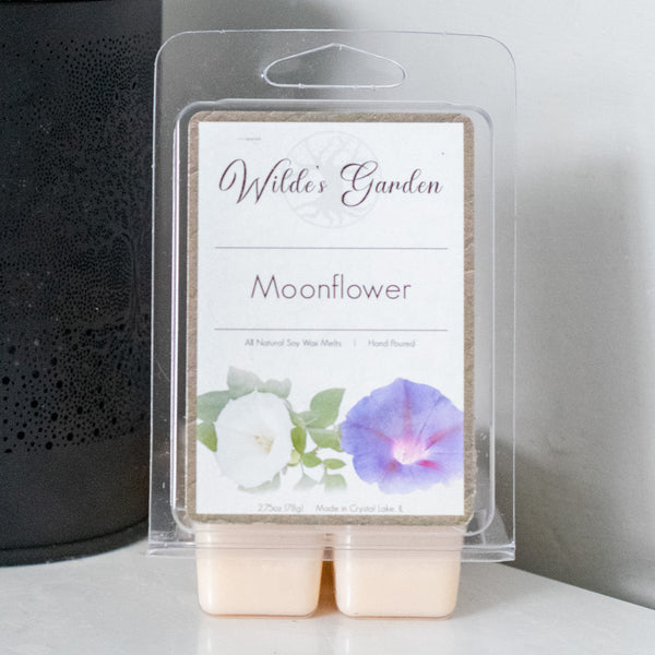 Moonflower, Scented Wax Melts, Moonflower, Pear and Rose Scented, Wilde's Garden, Cover Photo