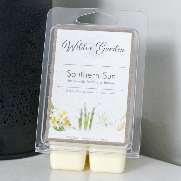 Southern Sun, Scented Wax Melts, Honeysuckle, Bamboo and Jasmine Scented, Wilde's Garden, Cover Photo