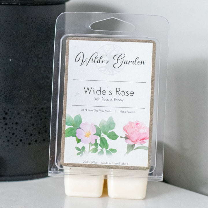 Wilde's Rose, Scented Wax Melts, Lush Rose and Peony Scented, Wilde's Garden, Cover Photo