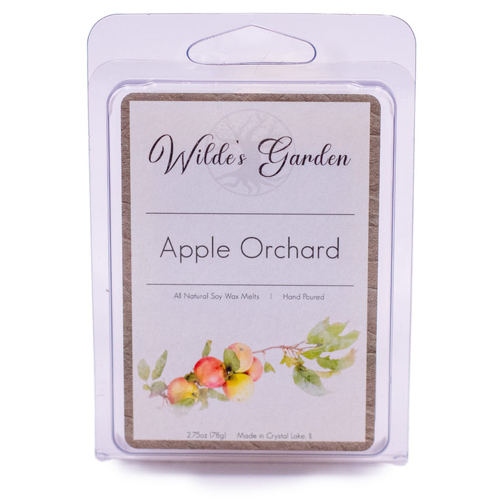 Apple Orchard, Scented Wax Melts, Fresh Apple Harvest, Front View, Plain White Background