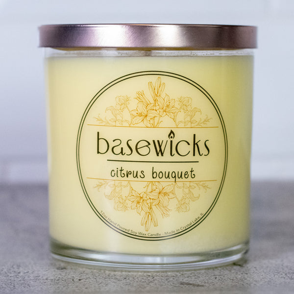 Citrus Bouquet, Soy Wax Candle, Citrus Fruits and Herbs, 12oz, Countertop Cover Photo