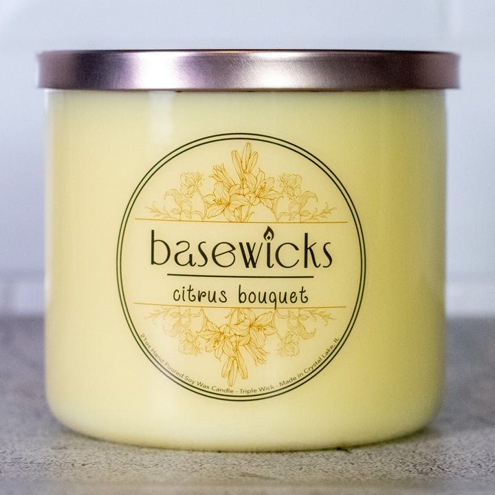 Citrus Bouquet, Soy Wax Candle, Citrus Fruits and Herbs, 21oz, Countertop Cover Photo