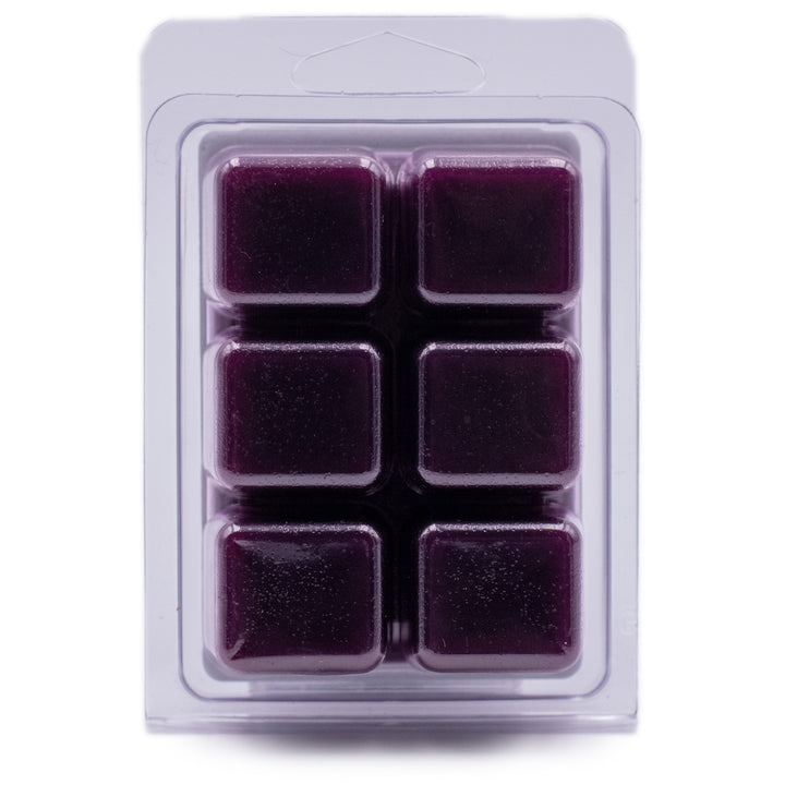 Dark Magic, Wax Melts, Raspberry and Black Cherry Scented, Rear View, Plain White Background
