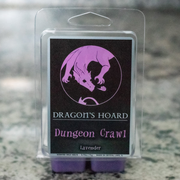 Dungeon Crawl, Wax Melts, Lavender Scented, Front View, Cover Photo