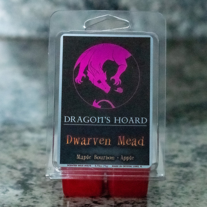 Dwarven Mead, Wax Melts, Maple Bourbon and Apple Scented, Front View Cover Photo