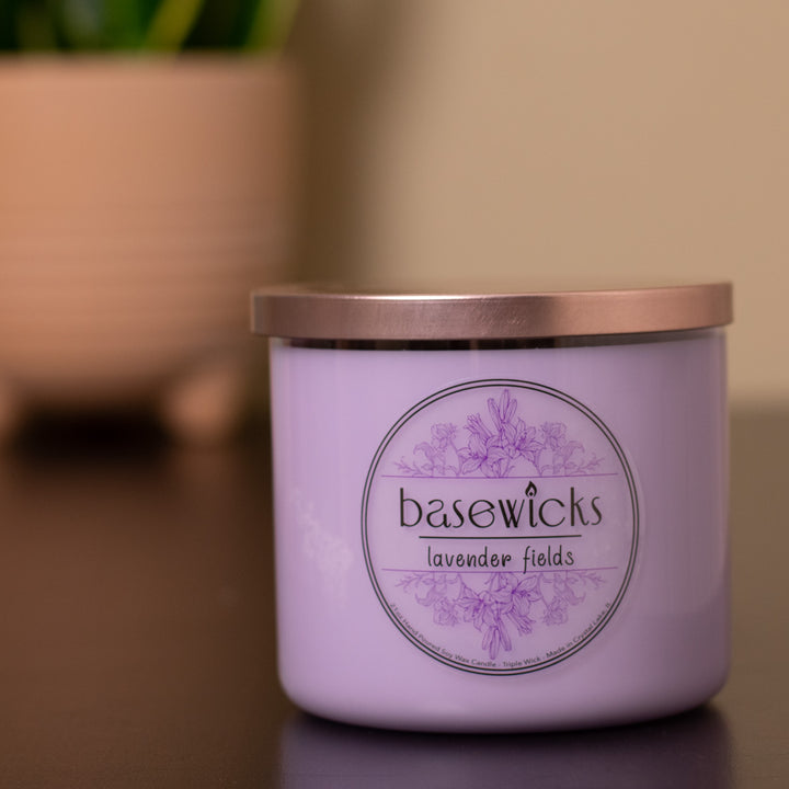 Lavender Fields, Soy Wax Candle, Fresh Lavender Scented, 21oz, House Plant Cover Photo