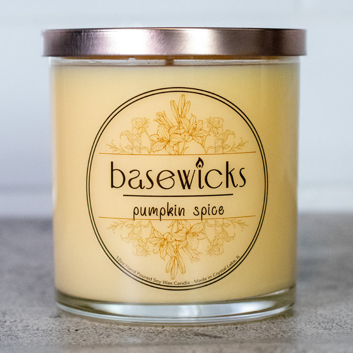 Pumpkin Spice, Soy Wax Candle, Pumpkin Spice Scented, 12oz, Countertop Cover Photo