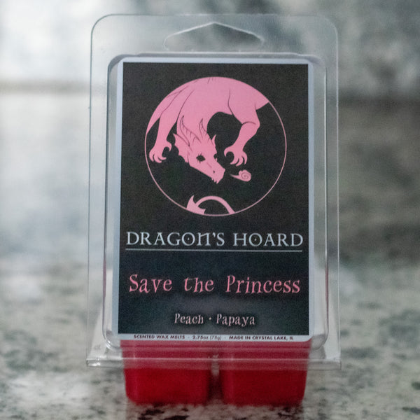 Save the Princess, Wax Melts, Peach and Papaya Scented, Front View, Cover Photo