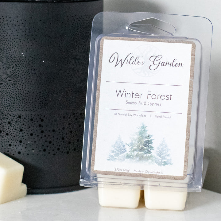 Winter Forest, Scented Wax Melts, Fir and Cypress, Front View Cover Photo